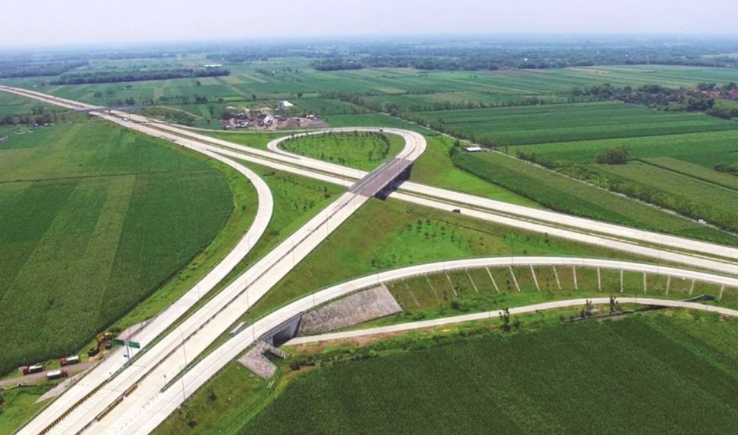 ilustrasi tol Gempol - Pasuruan di Jawa Timur