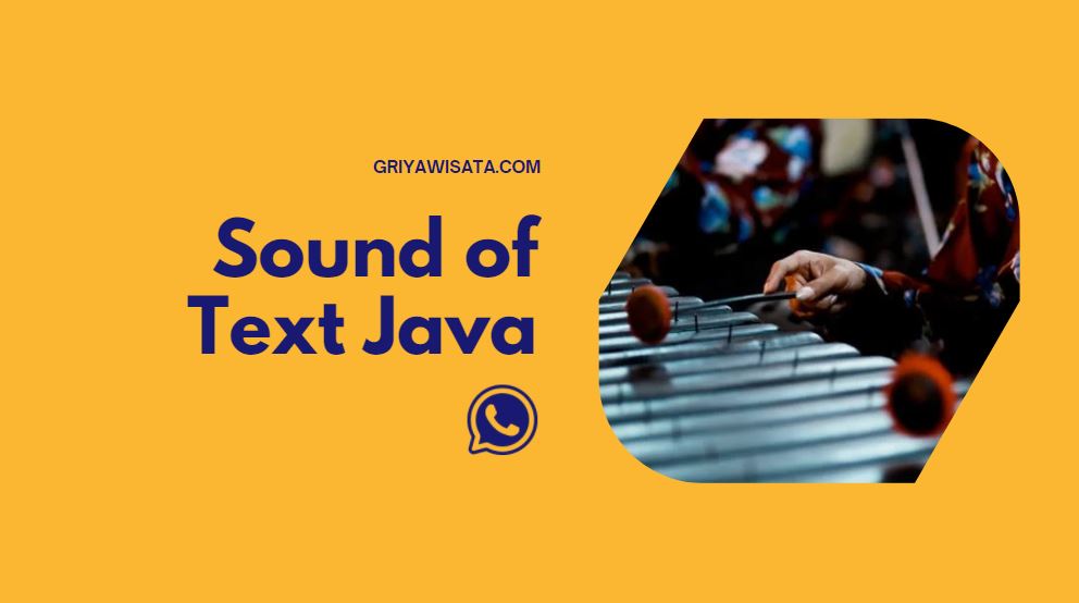 Sound of text java