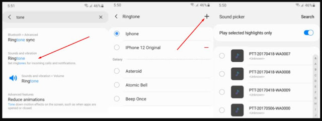 cara tambahkan ringtone di android