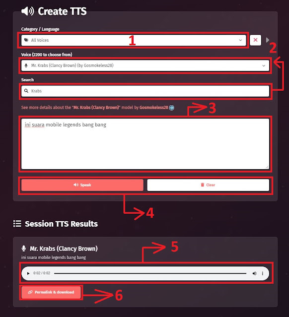Langkah mengkonversi teks jadi suara mobile legends untuk nada dering wa