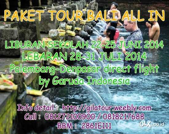 Promo Paket Tour Bali All In: Liburan Sekolah & Lebaran